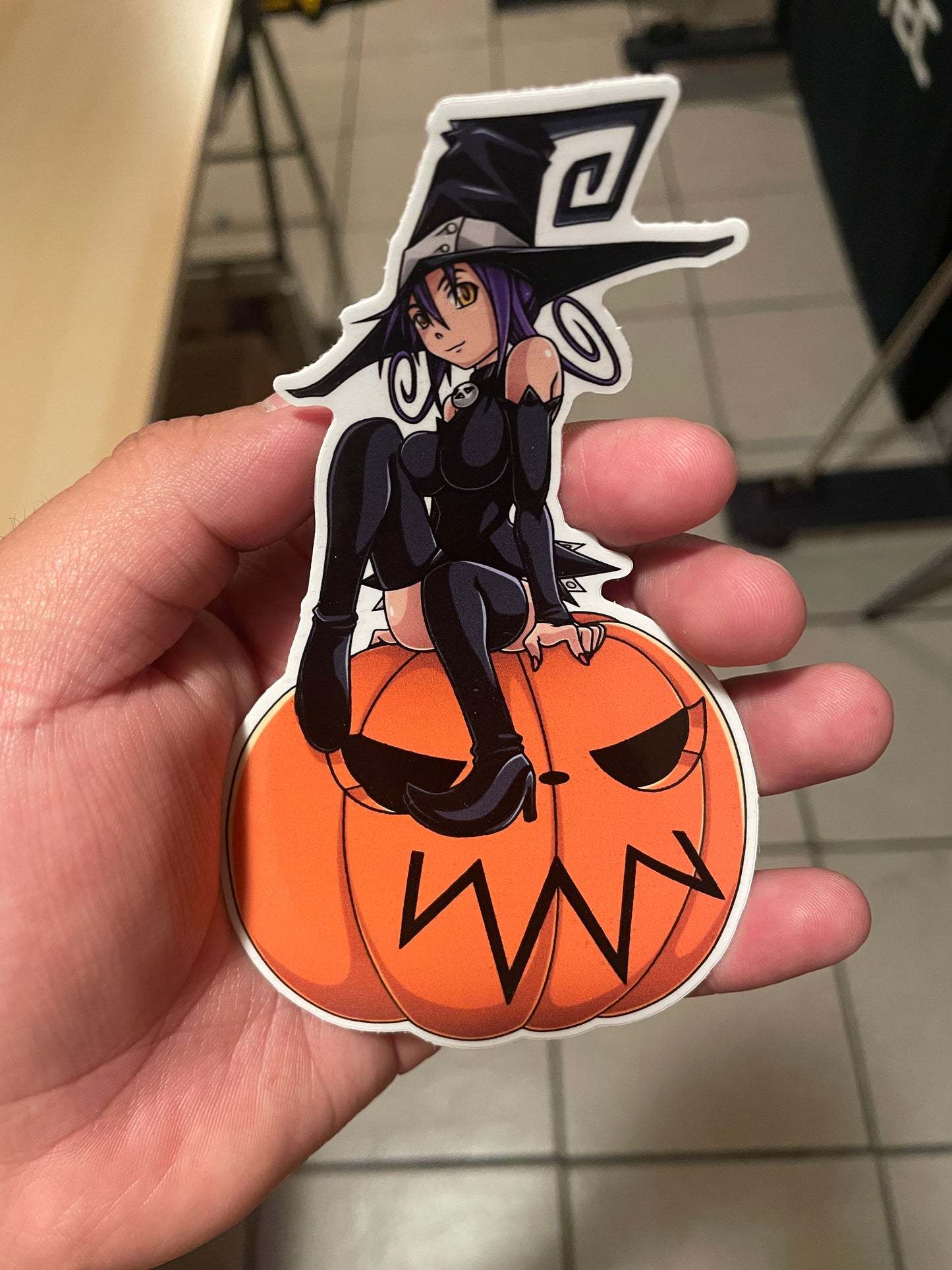 SE - Cat Witch Pumpkin Half Body