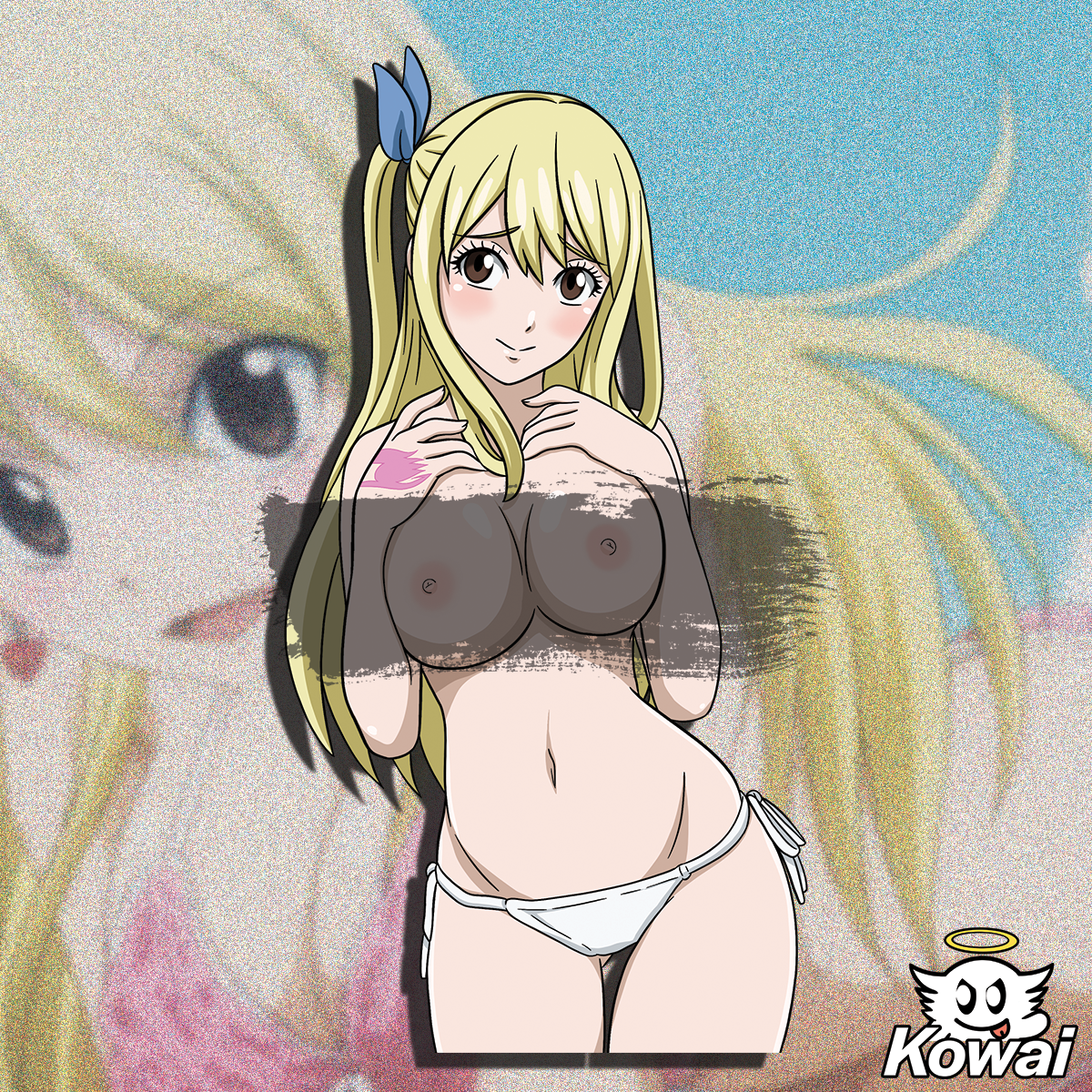 FT - Heart Bikini (White) N S F W